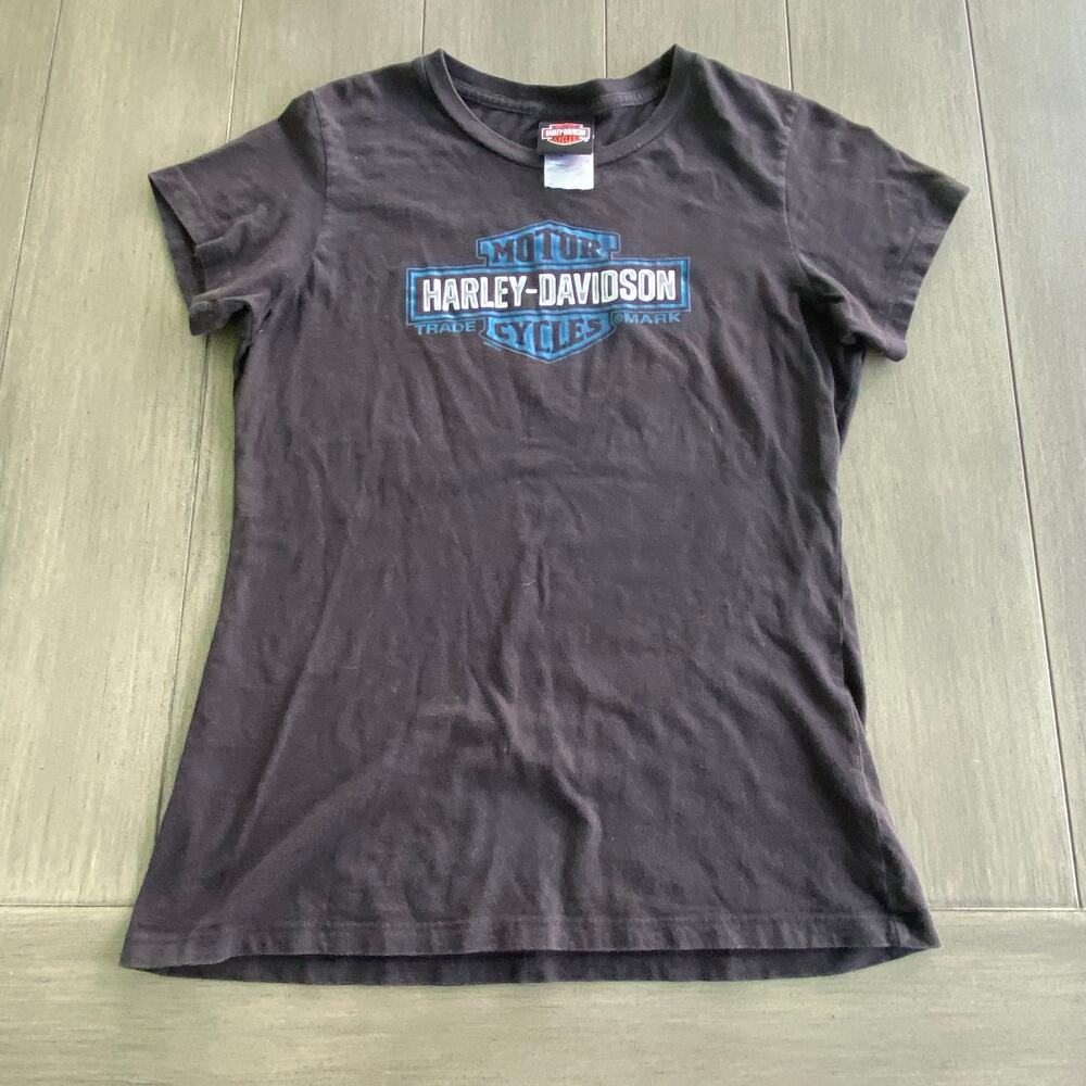 Harley‑Davidson Black Widow Tee • Women’s Medium • Black • Port Charlotte FL
